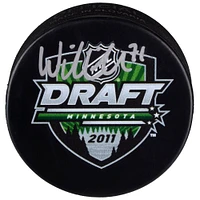 William Karlsson Vegas Golden Knights Autographed 2011 NHL Draft Hockey Puck
