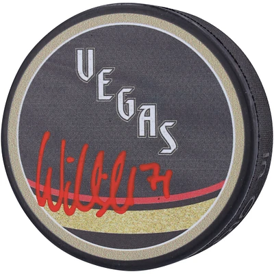 William Karlsson Vegas Golden Knights Autographed 2022-23 Reverse Retro Hockey Puck