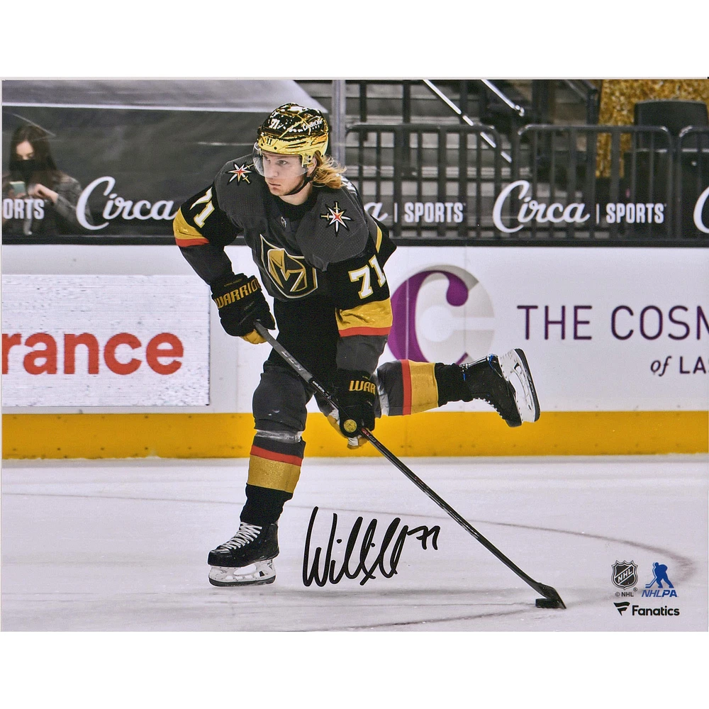 William Karlsson Vegas Golden Knights Autographed 8" x 10" Black Jersey Shooting Photograph