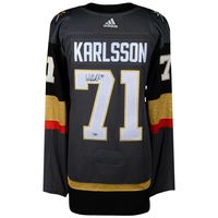 William Karlsson Vegas Golden Knights Autographed Black Adidas Authentic Jersey