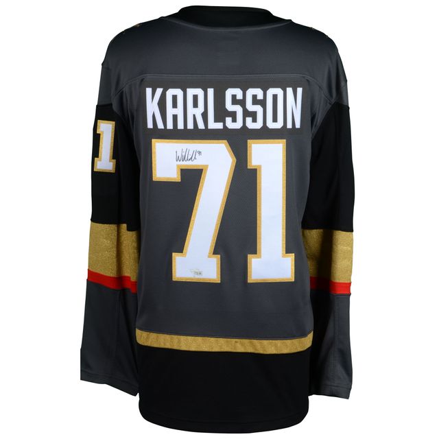 William Karlsson Vegas Golden Knights Maillot Breakaway Fanatics Noir Autographié