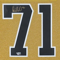 Maillot authentique Adidas doré autographié par William Karlsson des Vegas Golden Knights avec écusson de la finale de la Coupe Stanley 2023
