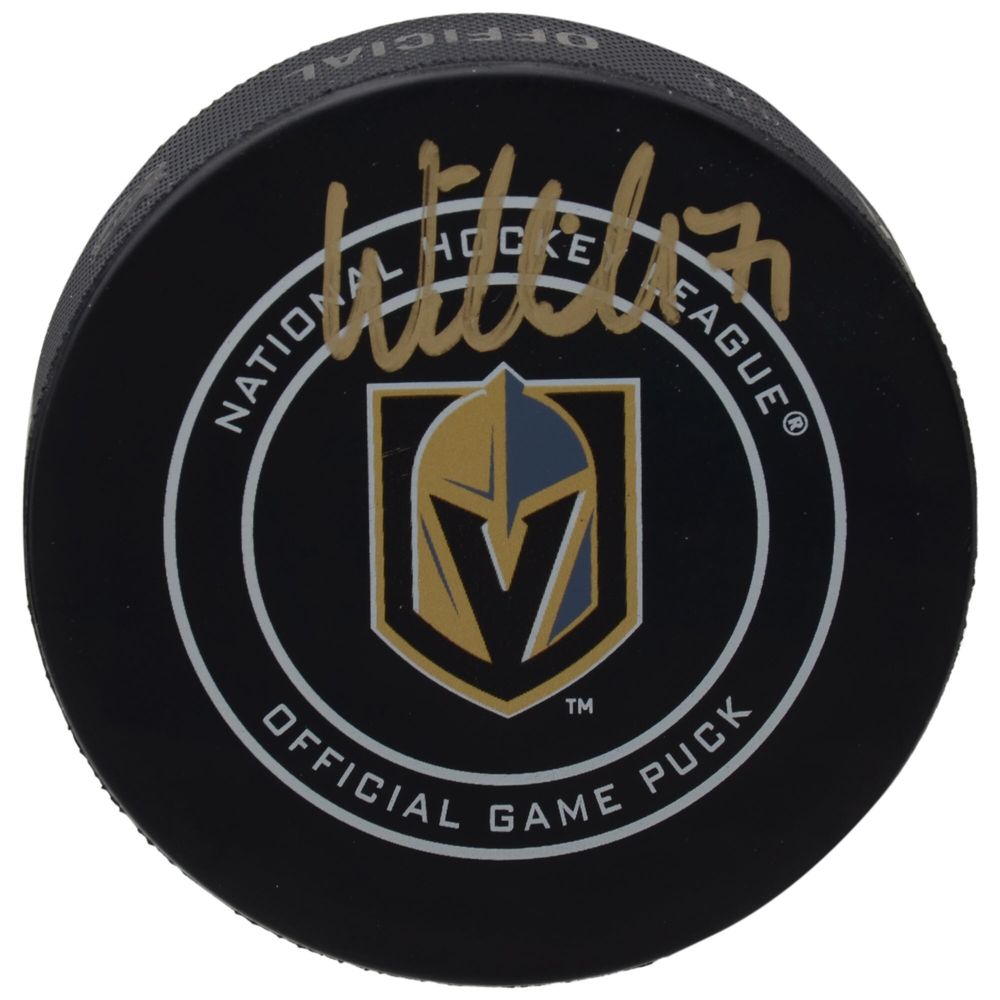 William Karlsson Vegas Golden Knights Autographed Black Adidas Authentic  Jersey with Wild Bill Inscription
