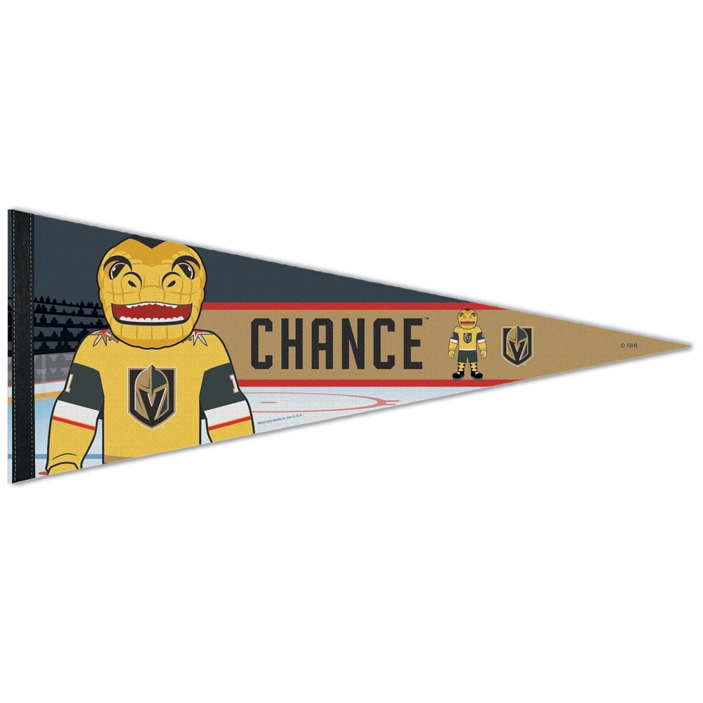 WinCraft Vegas Golden Knights 12" x 30" Mascot Premium Pennant