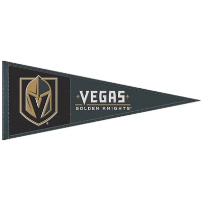 WinCraft Vegas Golden Knights Fanion en laine avec logo principal 13" x 32"