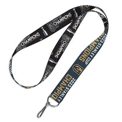 WinCraft Vegas Golden Knights 2023 Stanley Cup Champions 24" Lanyard