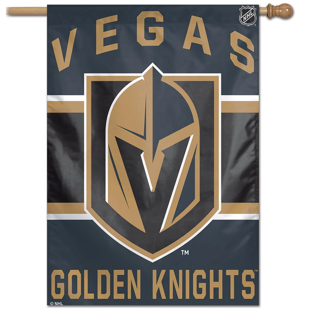 WinCraft Vegas Golden Knights 28" x 40" bannière verticale recto avec mot-symbole