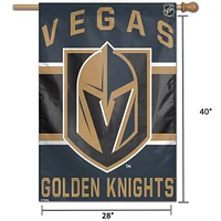 WinCraft Vegas Golden Knights 28" x 40" bannière verticale recto avec mot-symbole