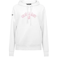 Women's Levelwear  White Vegas Golden Knights Mother's Day Adorn Pullover Hoodie