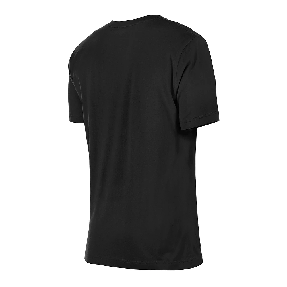 Women's New Era  Black Vegas Golden Knights Glam Game Floral T-Shirt