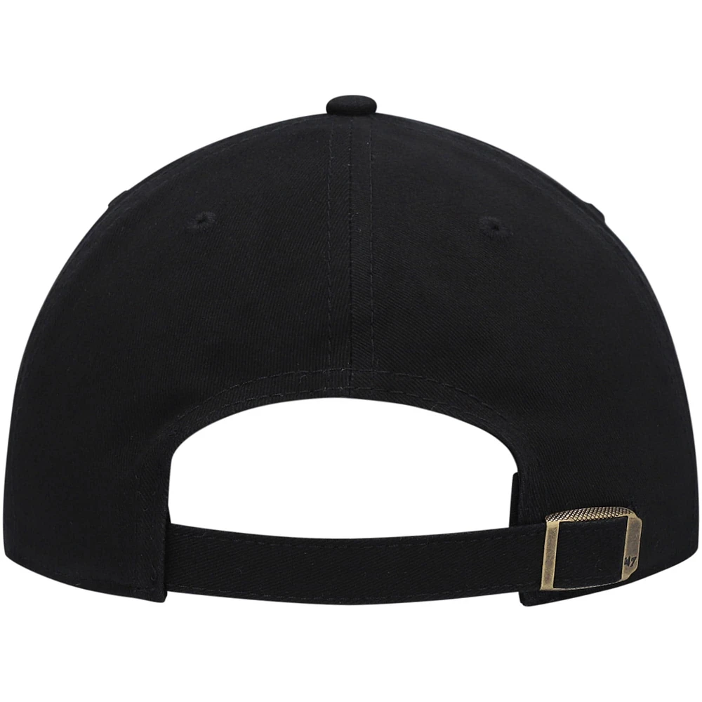 Casquette réglable '47 Black Vegas Golden Knights Team Miata Clean Up pour femme