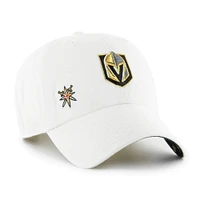 Chapeau réglable blanc Vegas Golden Knights Confetti Clean Up '47 pour femmes