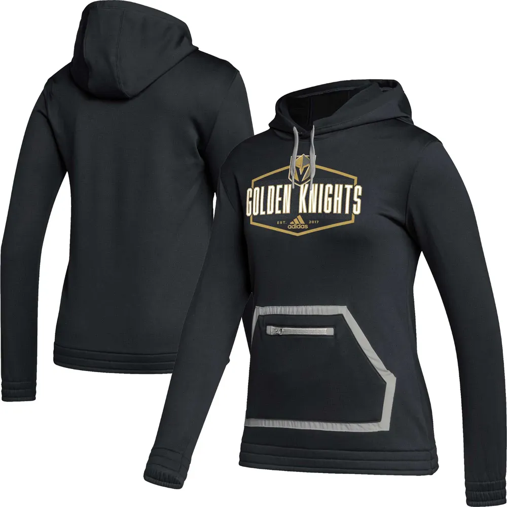 LAS VEGAS GOLDEN KNIGHTS black Adidas athletic Hoodie Sweatshirt youth XL