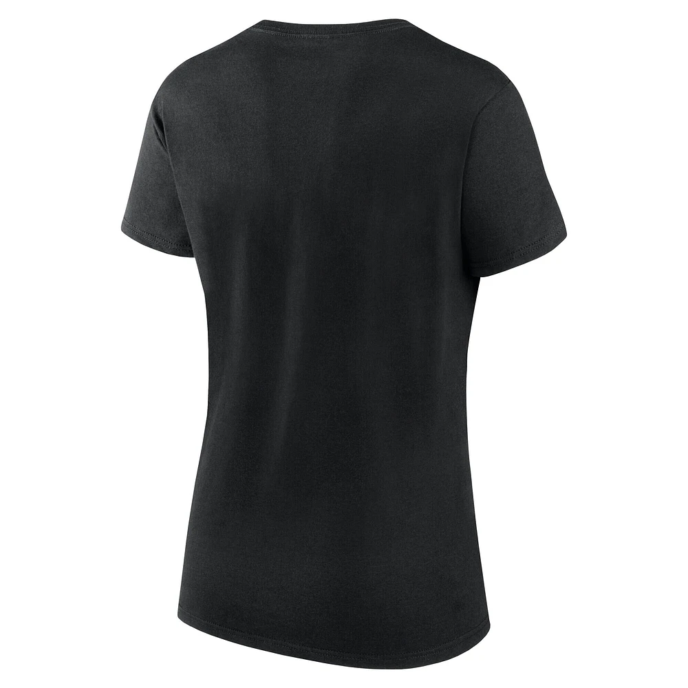 T-shirt à manches courtes en coton pour femme, modèle LVHock 127A NHL Fanatics SU25, logo athlétique, inégalé, TEELADRIB 03TD-127A-2GU-TPQ #14