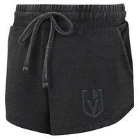 Women's Concepts Sport Charcoal Vegas Golden Knights Volley Fleece Shorts