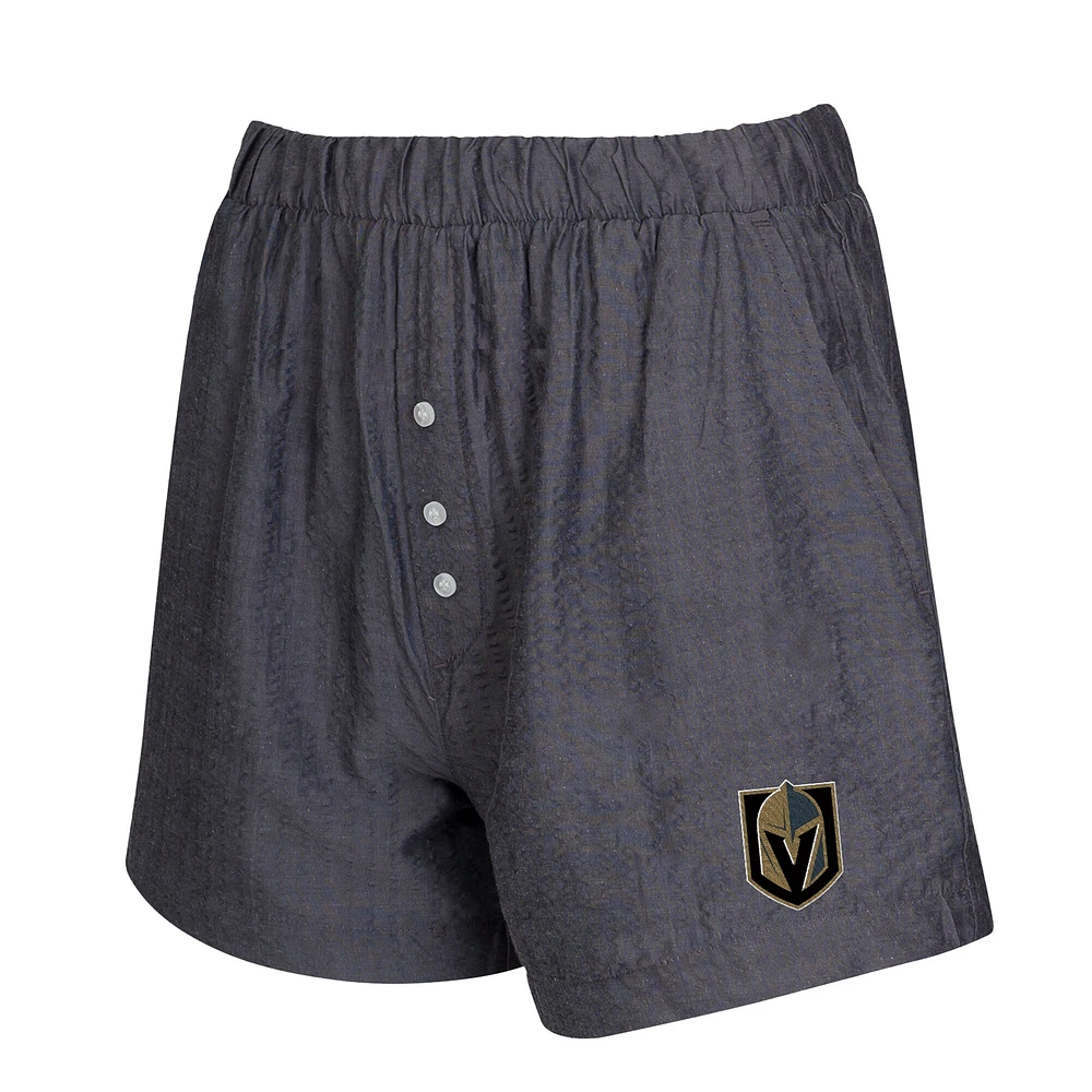 Ensemble de deux boxers gris Vegas Golden Knights pour femme Concepts Sport