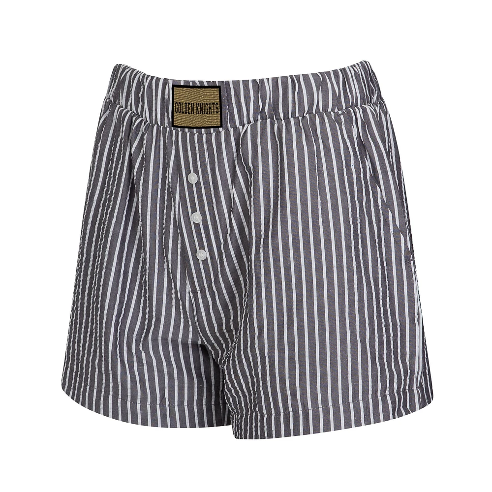 Ensemble de deux boxers gris Vegas Golden Knights pour femme Concepts Sport