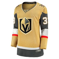 Maillot de joueur échappé à domicile Fanatics Adin Hill Gold Vegas Golden Knights pour femmes