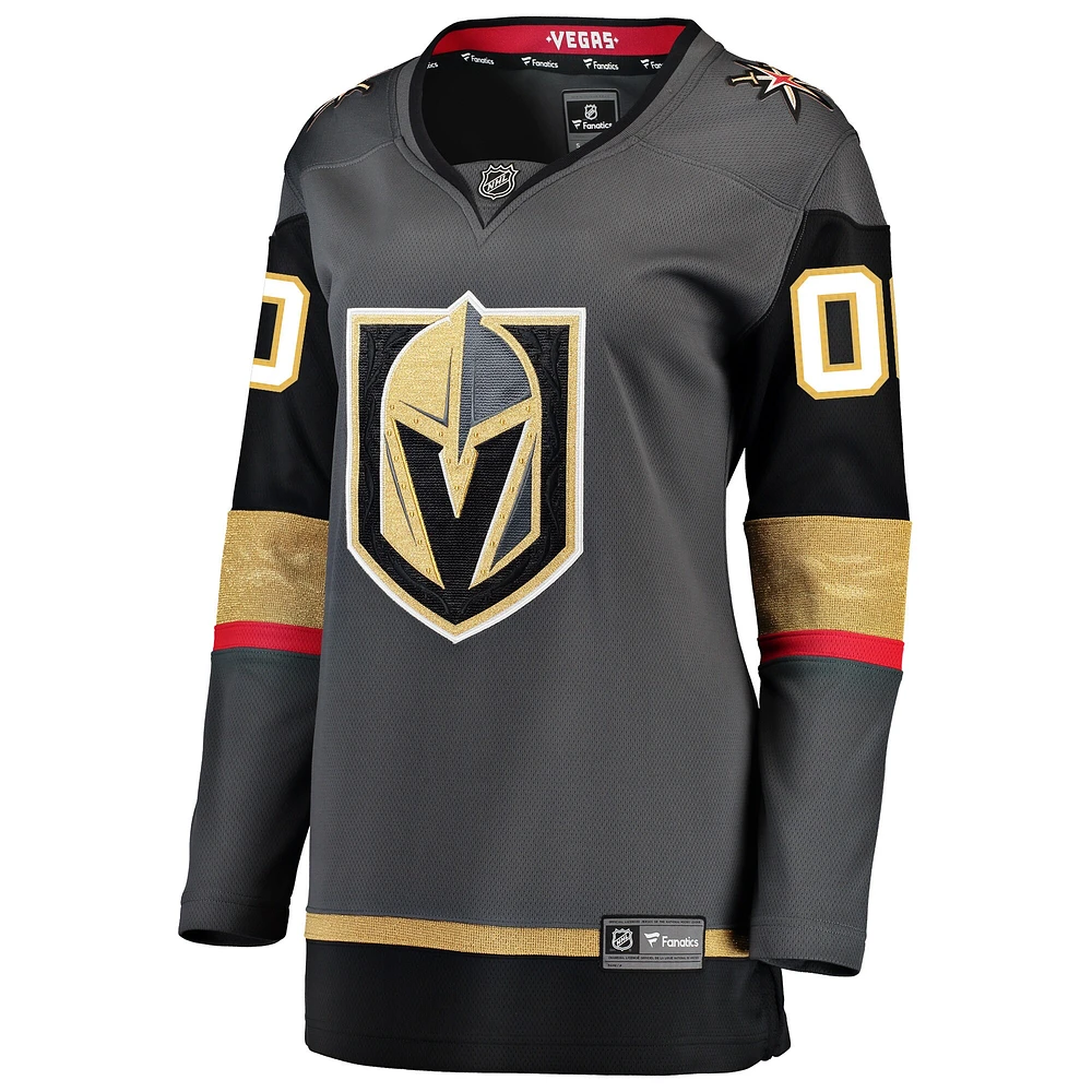 Women's Fanatics Black Vegas Golden Knights Breakaway - Custom Jersey