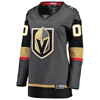 Women's Fanatics Black Vegas Golden Knights Breakaway - Custom Jersey