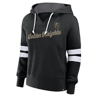 Sweat à capuche surdimensionné noir Vegas Golden Knights Fanatics pour femme