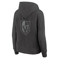Sweat à capuche ton sur subtil pour femme Fanatics Charcoal Vegas Golden Knights Elements Future Ground