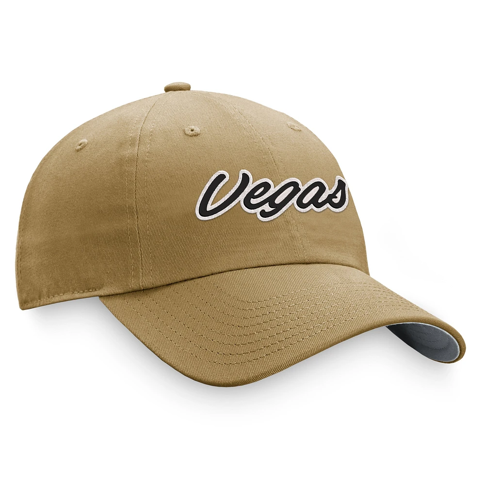 Women's Fanatics Gold  Vegas Golden Knights Breakaway Adjustable Hat