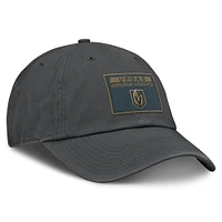 Casquette ajustable authentique Pro Rink pour femmes Fanatics Grey Vegas Golden Knights