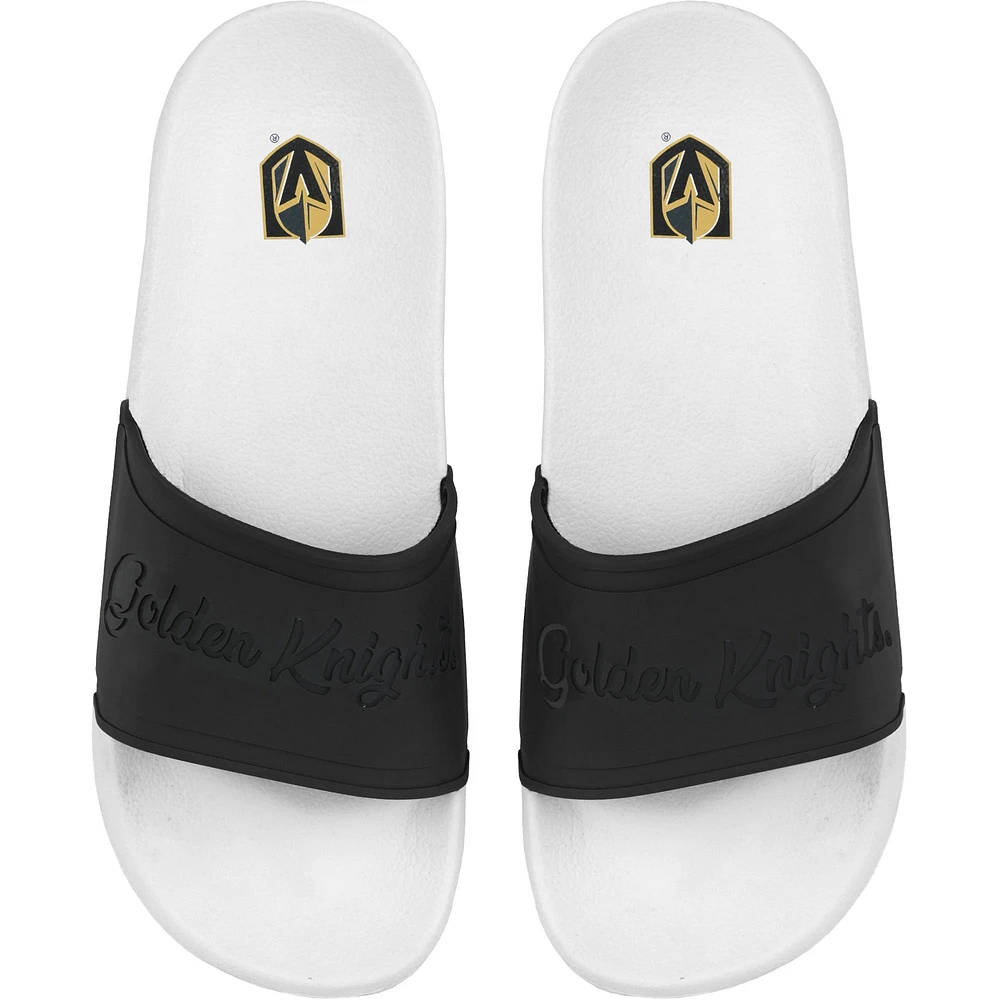 Women's FOCO Vegas Golden Knights Script Wordmark Slide Sandals