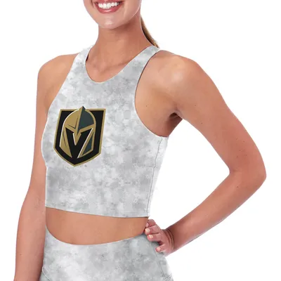 Vegas Golden Knights Women's Midi Tank Bra - Gray