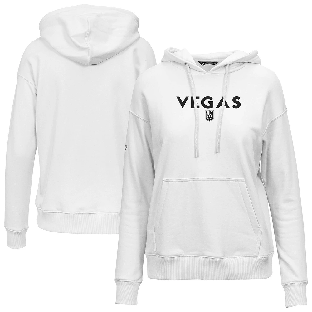 Sweat à capuche blanc Vegas Golden Knights Adorn City Capsule pour femme Levelwear