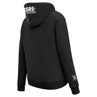 Sweat à capuche classique en chenille Pro Standard Black Vegas Golden Knights pour femmes