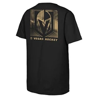 Youth  Black Vegas Golden Knights Atmosphere T-Shirt