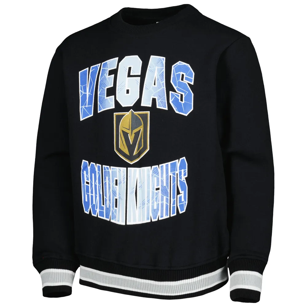 Youth Black Vegas Golden Knights Classic Blueliner Pullover Sweatshirt