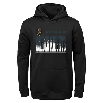 Vegas Golden Knights Youth Play-By-Play Performance Pullover Hoodie - Black