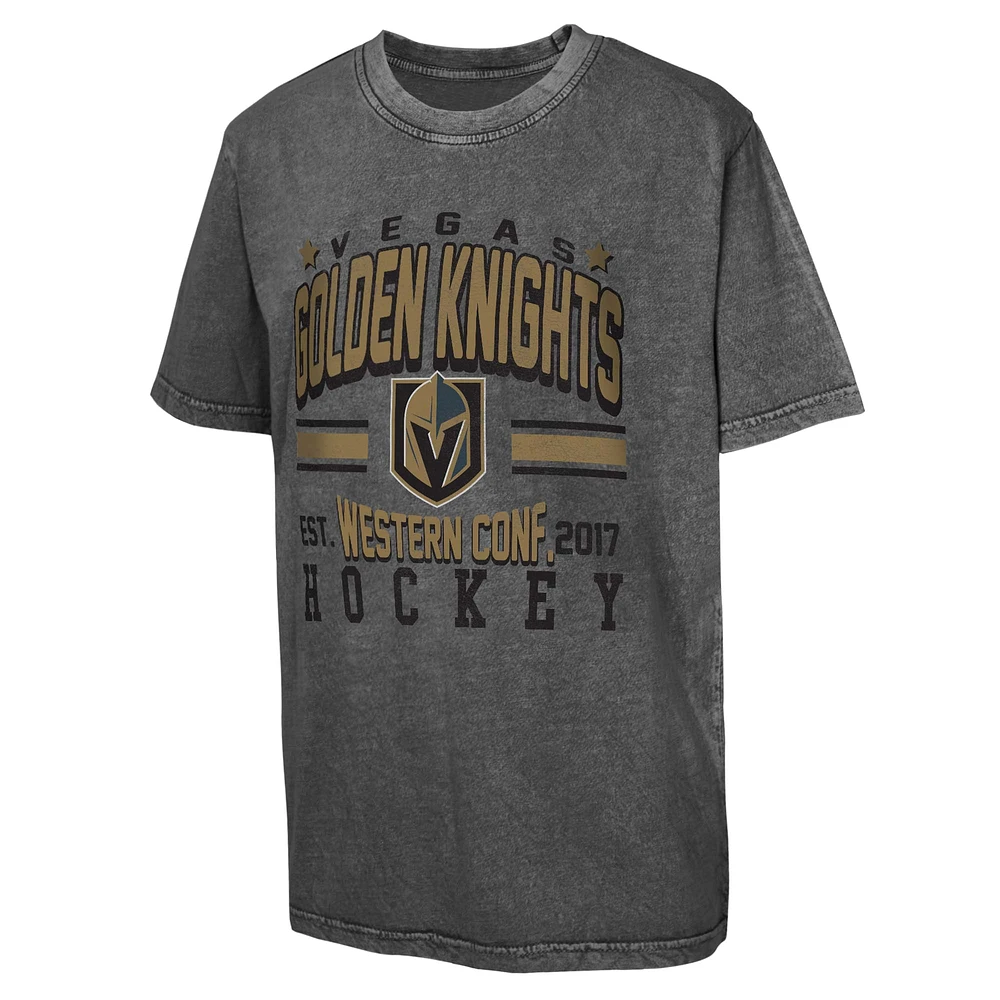 T-shirt court noir Vegas Golden Knights Sure pour jeunes