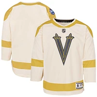 Youth  Cream Vegas Golden Knights 2024 NHL Winter Classic Premier Jersey