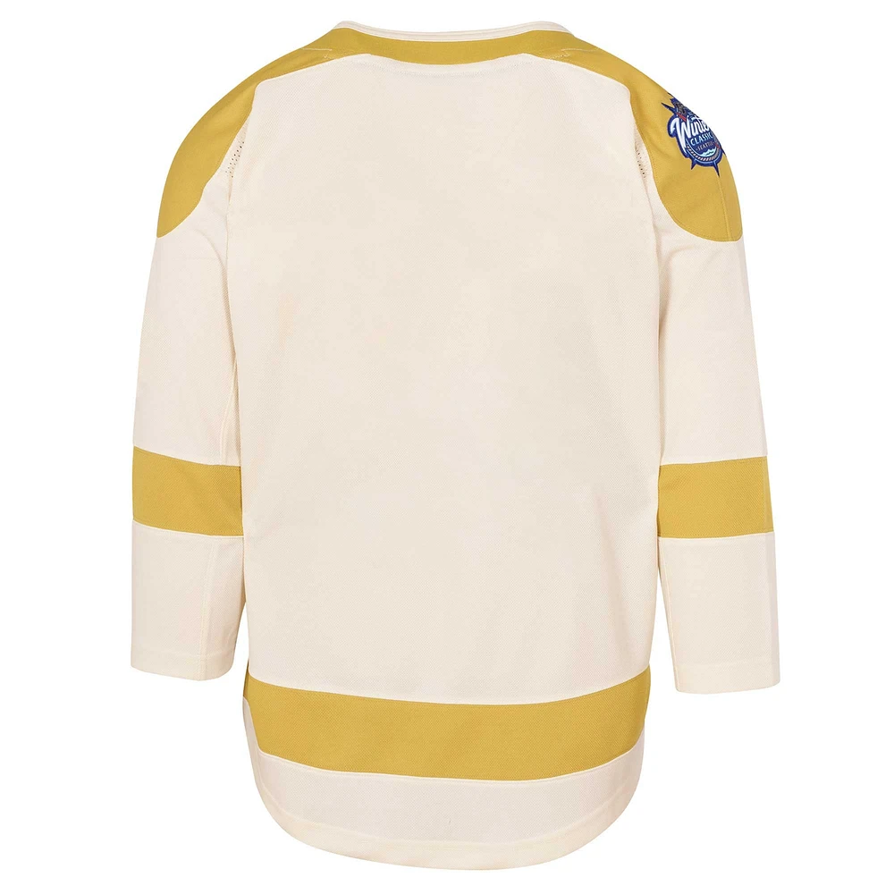 Youth  Cream Vegas Golden Knights 2024 NHL Winter Classic Premier Jersey