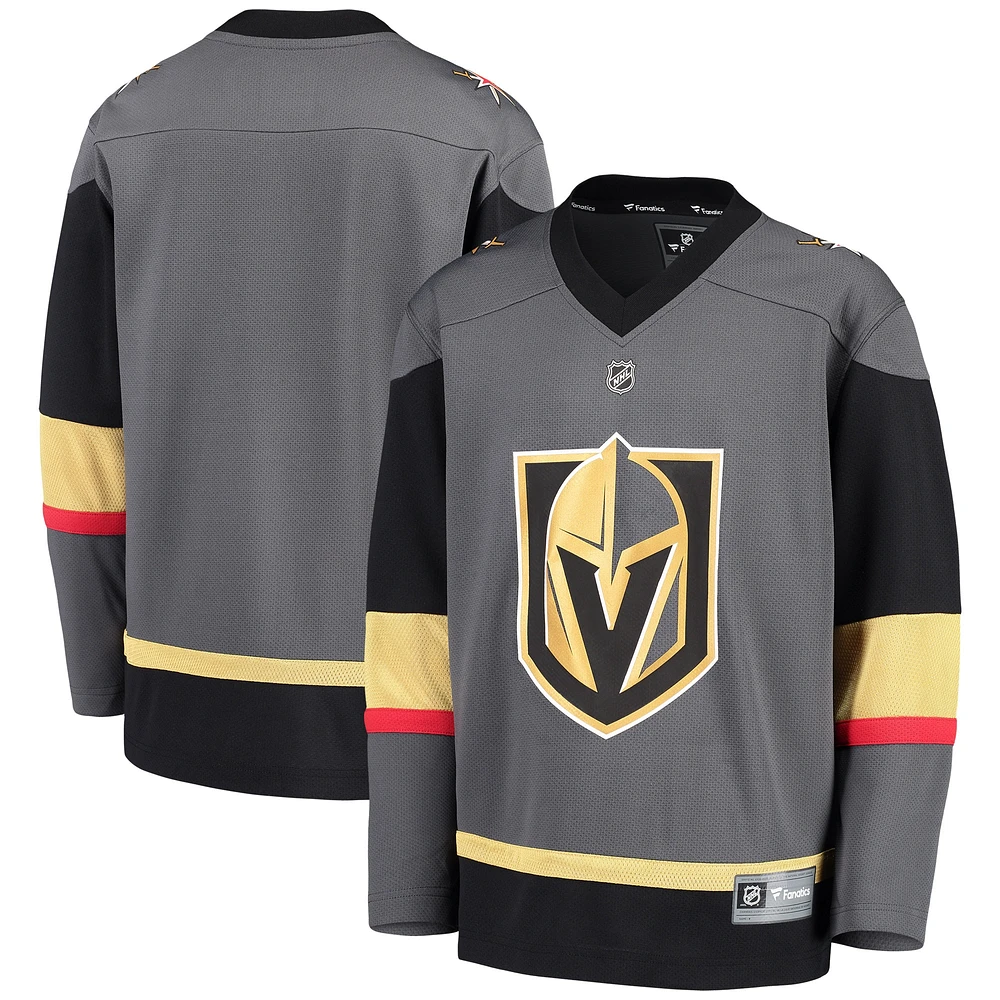 Youth Fanatics Black Vegas Golden Knights Alternate Replica Blank Jersey