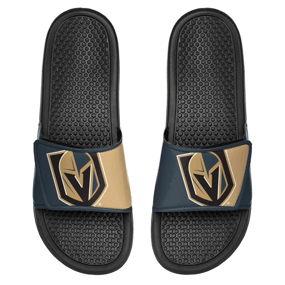 Las Vegas Raiders FOCO Youth Colorblock Big Logo Legacy Slide Sandals