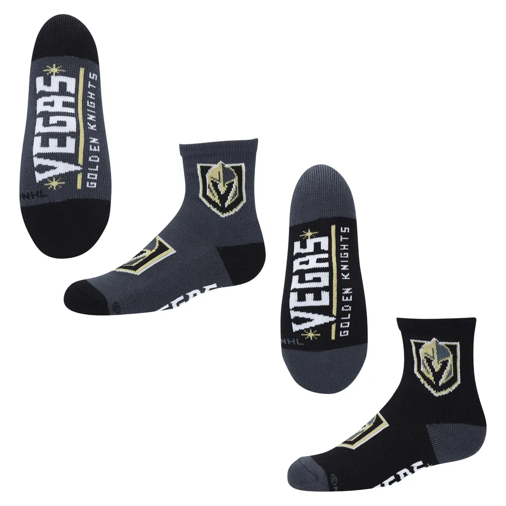 NFL Las Vegas Raiders For Bare Feet 5 Stripe Logo Quarter Socks