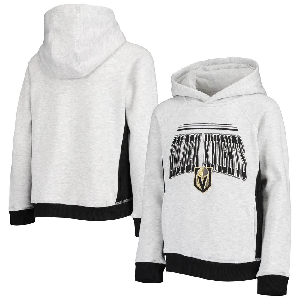 Vegas Golden Knights Mitchell & Ness Classic French Terry Pullover Hoodie -  Heather Gray