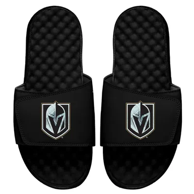 Vegas Golden Knights ISlide Youth Ice Clipping Mask Slide Sandals - Black