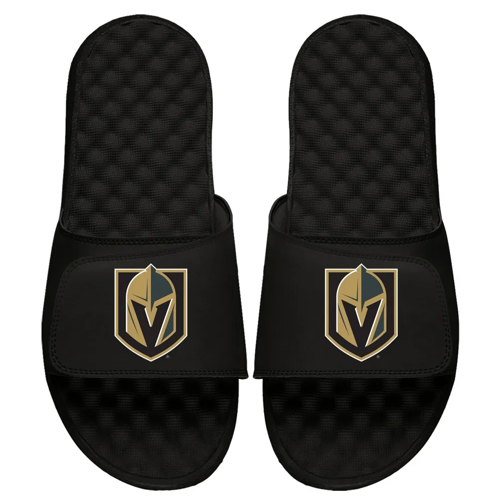 Vegas Golden Knights ISlide Youth Primary Logo Slide Sandals - Black