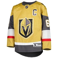 Jeunes Mark Stone Gold Vegas Golden Knights Domicile Capitaine Patch Premier Joueur Jersey