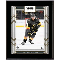 Plaque de joueur sublimée de 10,5" x 13" de Zach Whitecloud Vegas Golden Knights