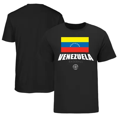 Venezuela Baseball LEGENDS 2023 World Classic Federation T-Shirt - Black