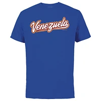 Men's LEGENDS Jose Altuve Royal Venezuela Baseball 2023 World Classic Name & Number T-Shirt