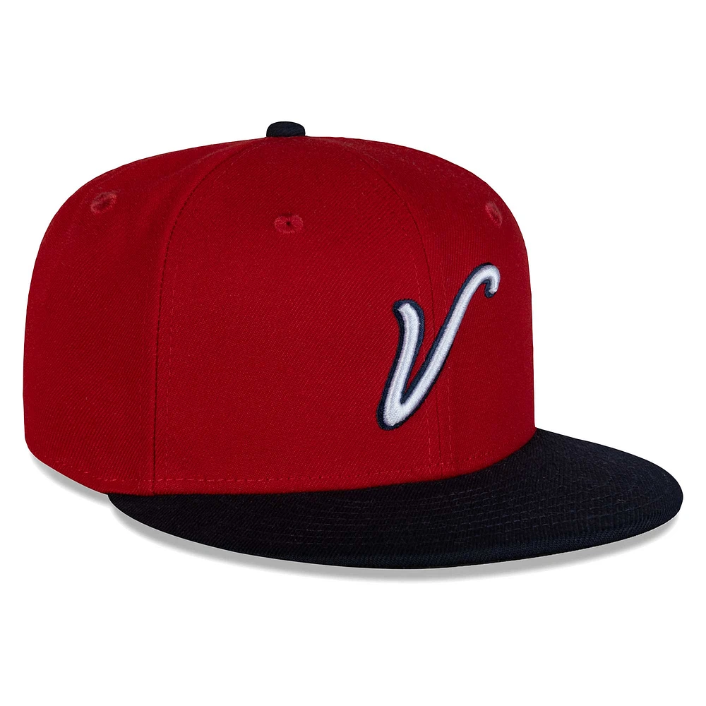 Casquette ajustée 59FIFTY de la Ligue mexicaine On Field Veracruz Aquilas New Era pour hommes