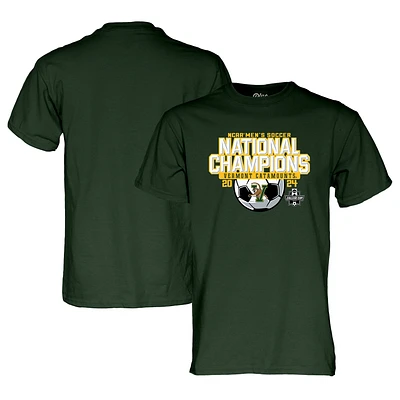 T-shirt bleu 84 vert Vermont Catamounts 2024 NCAA pour hommes, champions nationaux de soccer